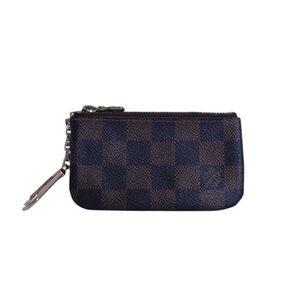 PRE-OWNED LOUIS VUITTON DAMIER EBENE KEY CLES – 63WQ6612797